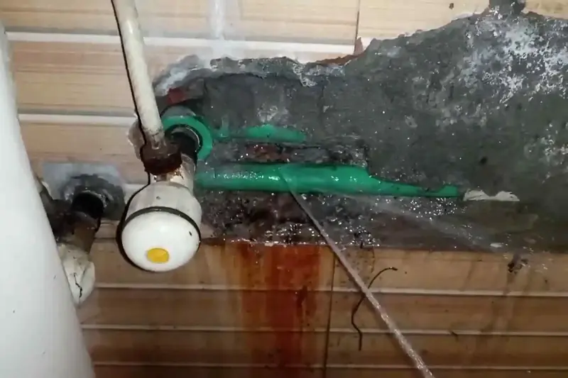 PVC drain pipe leak detection in newer Beaverton Oregon home