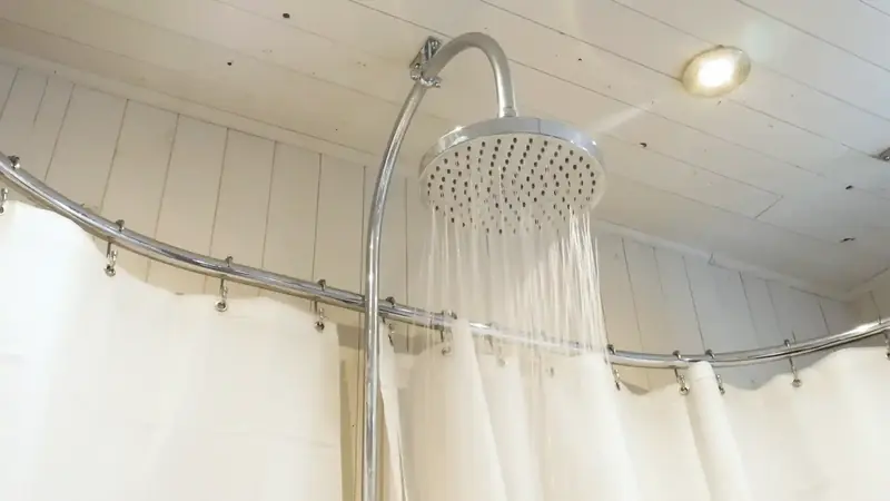 Shower pan leak test in Beaverton Oregon home, flood test for waterproofing failure